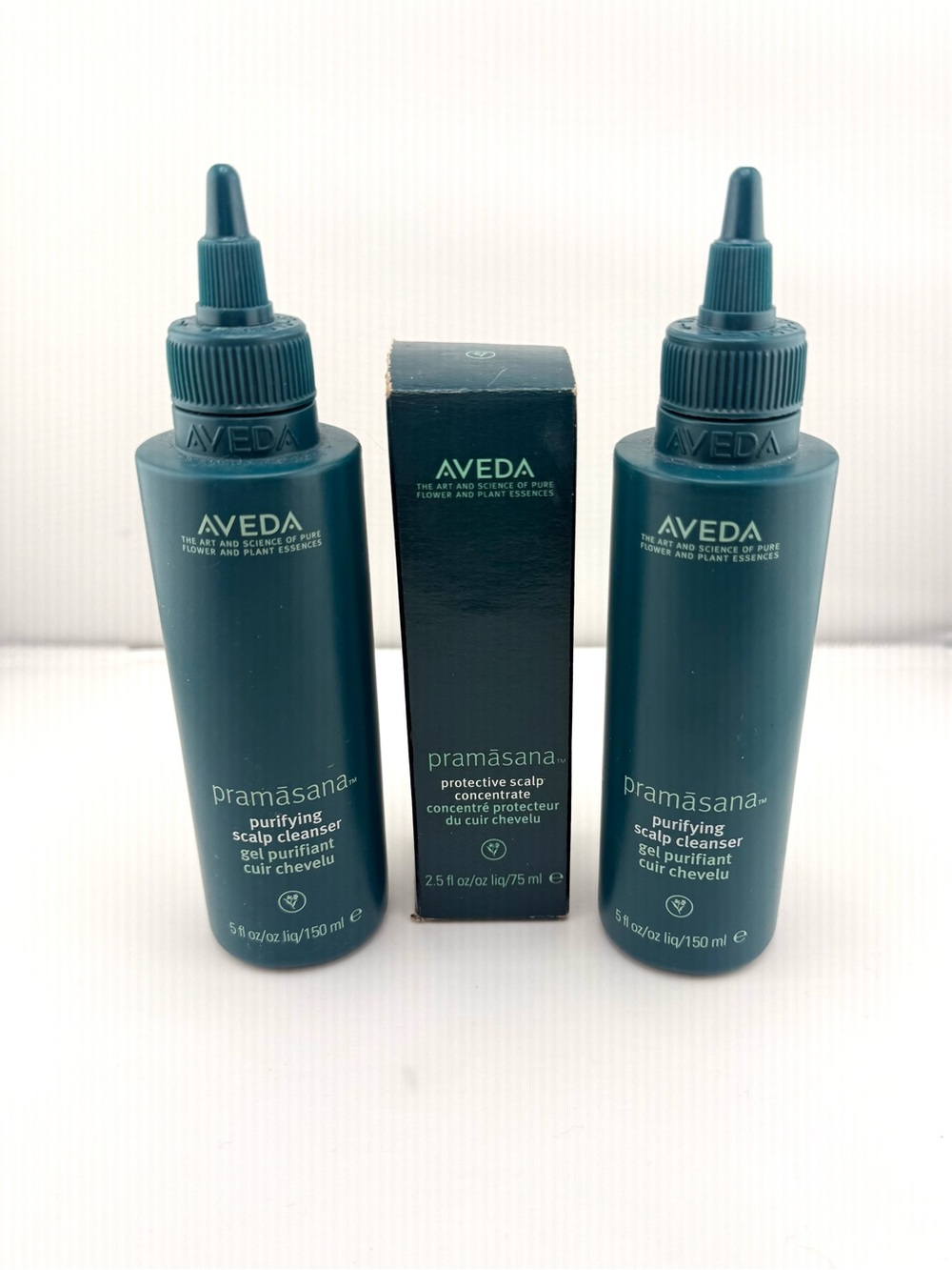AVEDA Pramasana Scalp Care Set - Purifying Cleanser Scalp Concentrate New